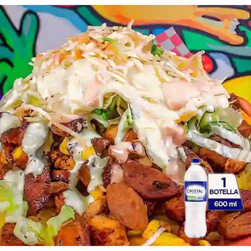 Combo Mini Combinada Al 100 +Agua Cristal S/gas 600ml