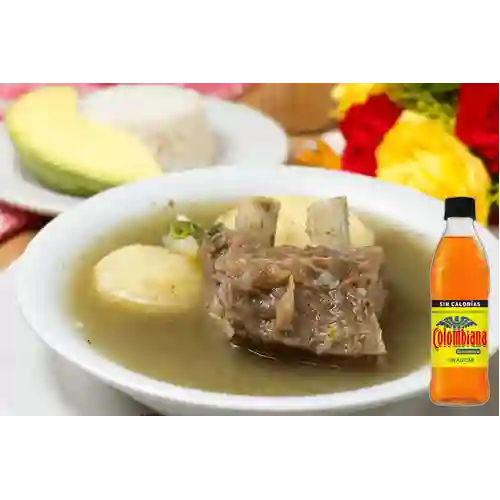 Combo Caldo de Costilla + Colombiana 400 ml