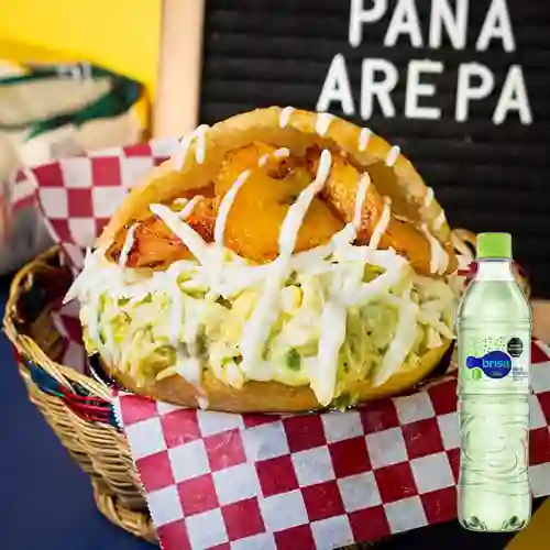 Combo Arma Tu Arepa Frita +Brisa Sabor Limón 600ML