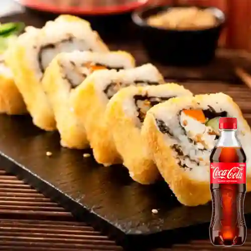 Combo Oriental Tempura Roll + Coca Cola Original 400 ml