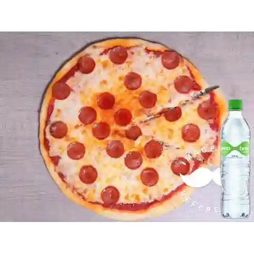 Combo Pizza Pepperoni + Brisa Con Gas 600ML