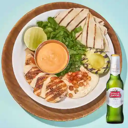 Combo Bowl Pollo Parrilla + Stella Artois Bot. 330ml