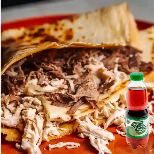 Combo Crepe Pollo y Carne + Mr Tea Limón 600 ml