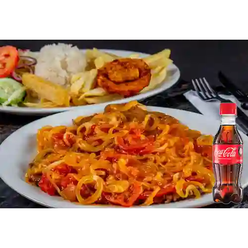Combo Carne en Bistec +Cocacola Orig 250ml