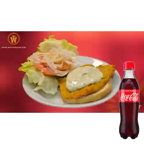 Combo Fish Whopper + Gaseosa Coca Cola