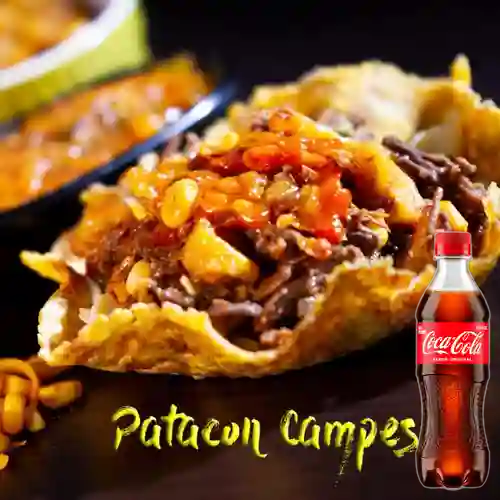 Combo Patacón Campesino + Coca Cola Original 400 ml