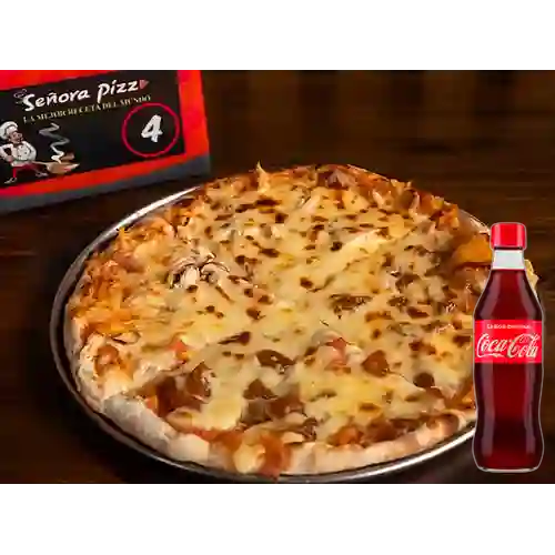 Combo Pizza Small 2 + Coca-Cola Sabor Original 350 ml