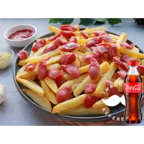 Combo Salchipapa + Coca Cola Original 400 ml