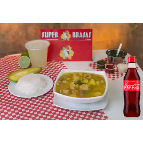 Combo Sopa Mondongo + Coca-Cola Sabor Original 350 ml