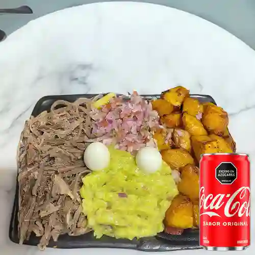 Combo Salchipapas La Presumida +Cocacola Orig 235 ml