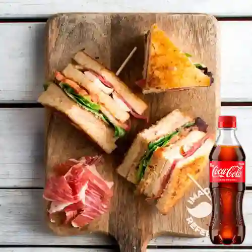 Combo Sándwich Pollo Tocineta +Cocacola Orig 400ml