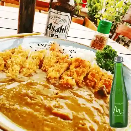 Combo Katsu Curry + Manantial Con Gas 300ML
