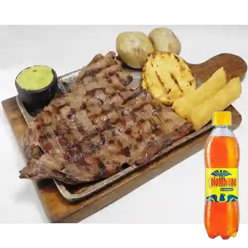 Combo Carne Asada Especial + Colombiana 250ml