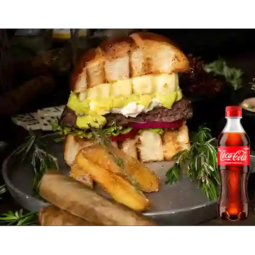Combo Hamburguesa Pancheta + Coca-cola Normal 400 ml
