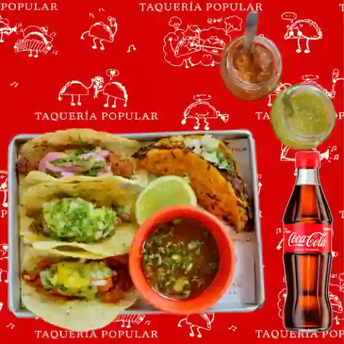 Combo Tacomanía + Coca-Cola Sabor Original 300 ml
