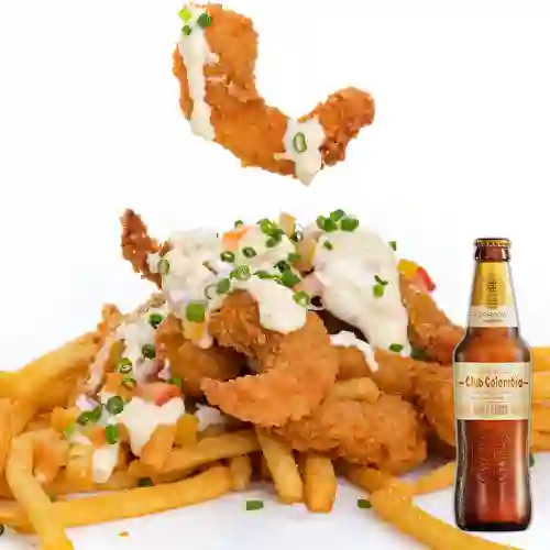 Combo Crispetots con Papas Fritas + Club Col. Dorada 330ml