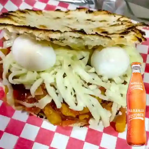 Combo Antioqueña + Naranja Postobón 350 ml