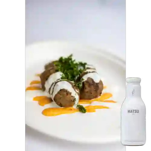 Combo Albóndigas Granada + Hatsu Blanco 400 ml