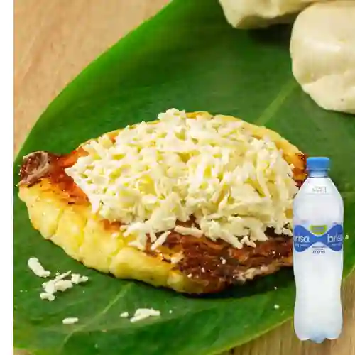 Combo Arepa de Queso + Agua Brisa