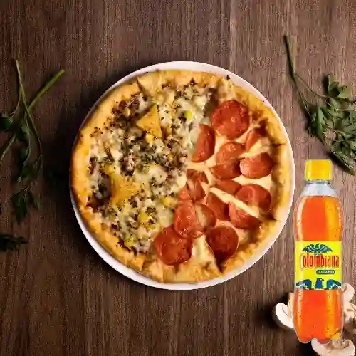 Combo Pizza Personal + Colombiana 400 ml