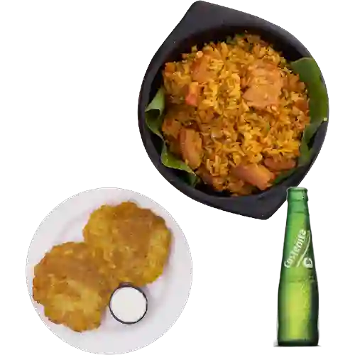 Combo Arroz de Cerdo Apastelado + Costeñita