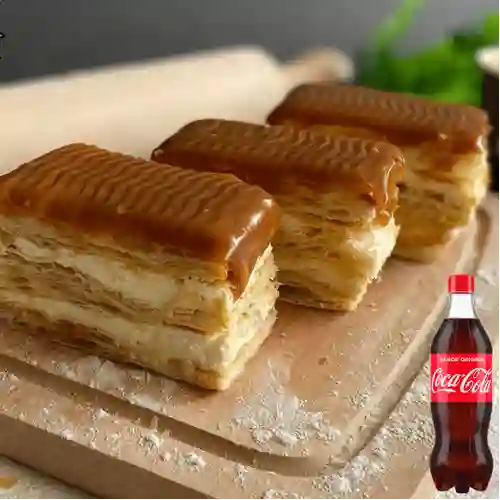Milhoja de Arequipe&Chantillí +Cocacola Org 600ml