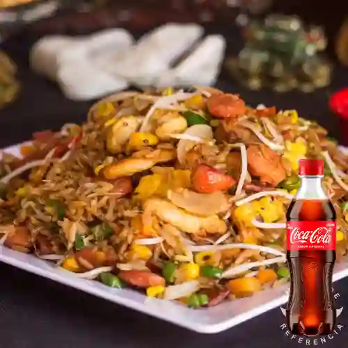 Combo Arroz Ranchero + Coca-cola Sabor Original 400 ml