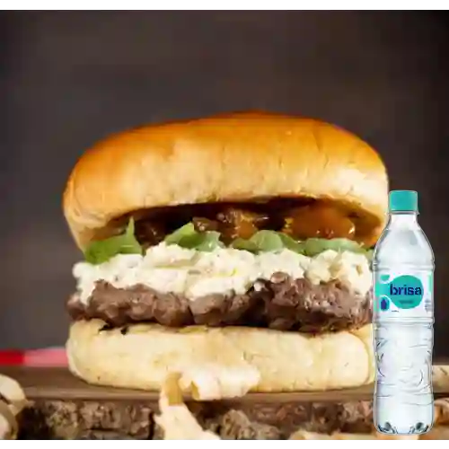 Combo Hamburguesa Sweet Lulo + Brisa Sin Gas 600ML