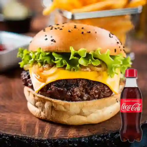 Combo 2 Hamburguesas Clásicas +Cocacola Orig 250ml