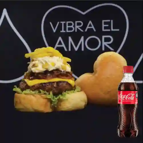 Combo Amarilla Burger,Amar&Ya! + Cocacola Orig 400ml