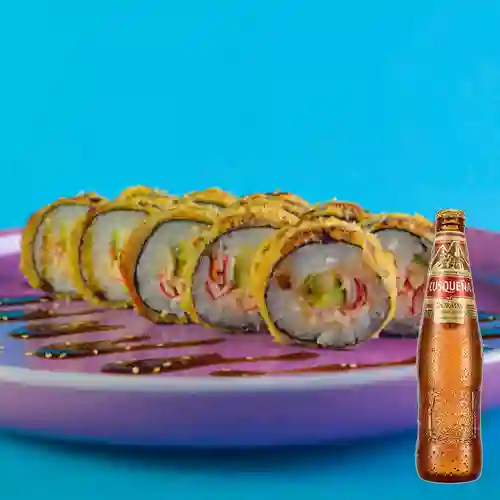 Combo Sushi Tsuki Tempura + Cusqueña Dorada 330 ml