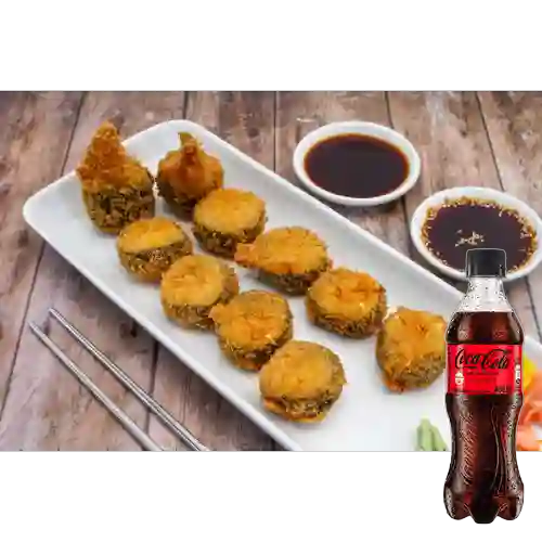 Combo Panko Ebi Roll + Coca Cola Sin Azúcar 400 ml