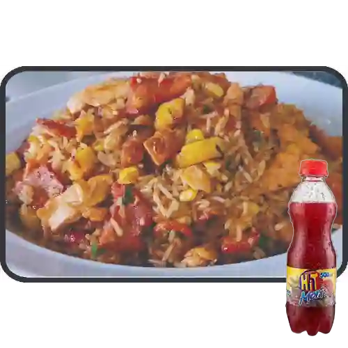 Combo Arroz Paisa Personal + Hit Mora 500 ml