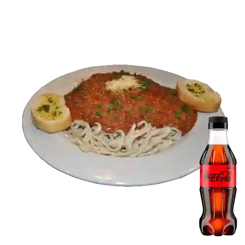 Combo Espagueti + Coca-Cola ZERO 250 ml
