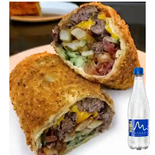 Combo Sándwich Burger Master +Manantial S/gas 600ml