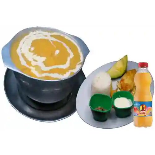Combo Ajiaco con Pierna Pernil + Hit Mango 500 ml