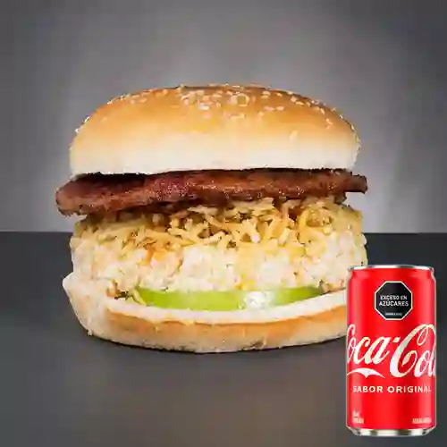 Combo Hamburguesa Solo Tocineta +Cocacola Orig 235 ml