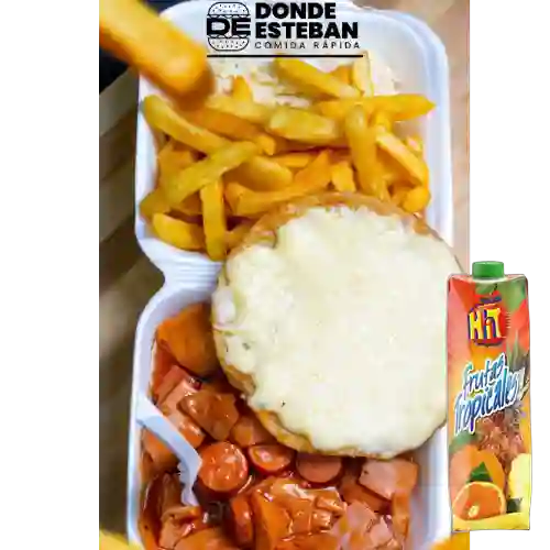 Picada de Carnes Frías +Hit Frutas Tropicales 1 L