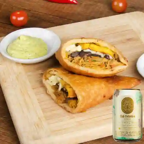 Combo Empanada Pabellón Grande + Club Col. Dorada 330ml