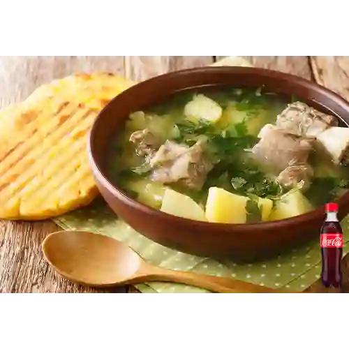 Combo Caldo de Costilla +Cocacola Orig 400ml