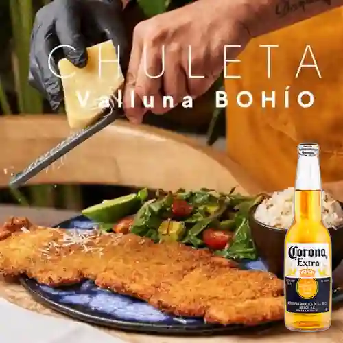 Combo Chuleta Valluna Bohio + Corona 330 ml
