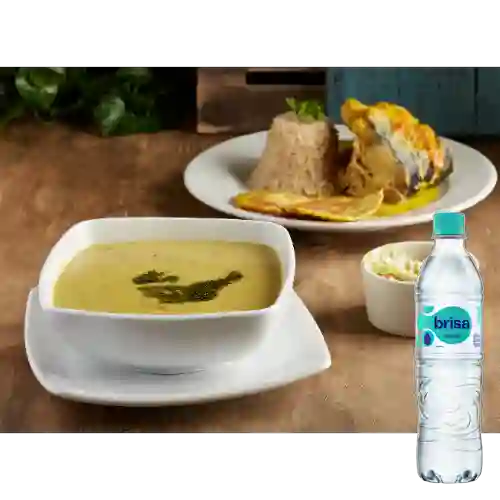 Combo Sancocho + Brisa Sin Gas 600ML