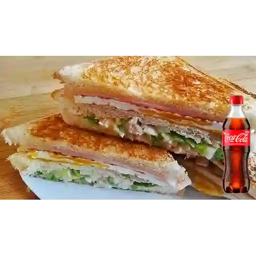 Combo Aplastado Ranchero + Coca Cola Original 400 ml