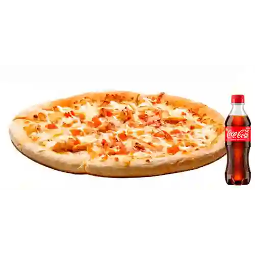 Pizza Caprichosa Triangular 5 Carnes +CocaCola Org 400ml