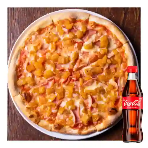 Combo Pizza Hawaiana + Coca Cola Original 300ML