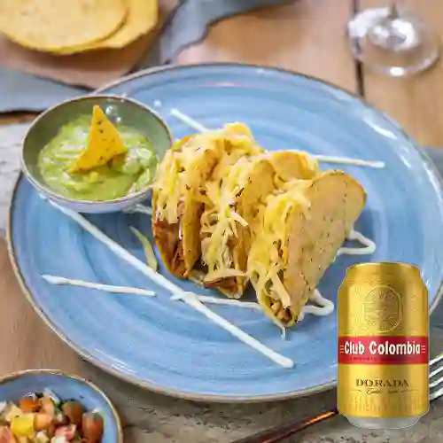 Combo Tikitakos + Club Colombia Dorada 355 ml