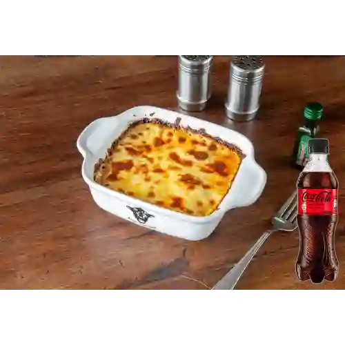 Combo Lasaña Mixta + Coca Cola Sin Azúcar 400 ml