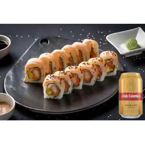 Combo Kobe Maki + Club col. Dorada Lta 330ml