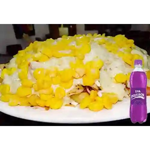 Combo Maicitos Gratinados + Postobon Uva 400 ml
