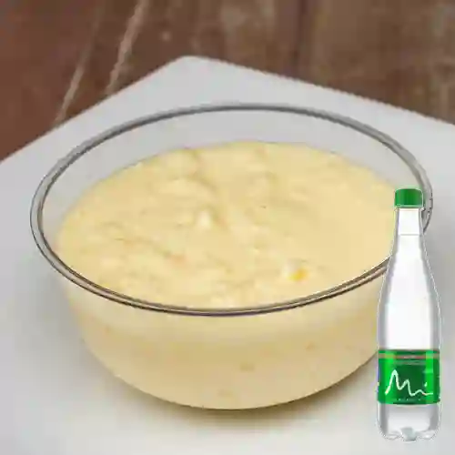 Combo Arroz con Leche + Agua Manantial con Gas 600 ml